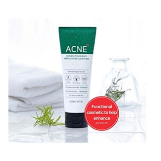 SOME BY MI AHA BHA PHA 30 Days Miracle Acne Cleanser 100ml Tea Tree Tri-Acid Face Clean pencuci muka