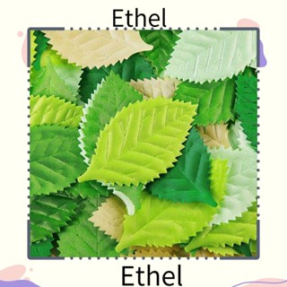 Ethel1 ใบหม่อนประดิษฐ์ สีเขียว สําหรับตกแต่งบ้าน สมุดภาพ 200 ชิ้น