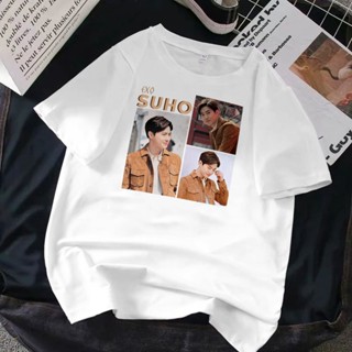 ไฟ! - เสื้อยืดโอเวอร์ไซซ์ พิมพ์ลาย EXO Suho