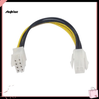 [Sy] สายเคเบิ้ลอะแดปเตอร์พาวเวอร์ซัพพลาย EPS 8-Pin Male to ATX 4-Pin Female