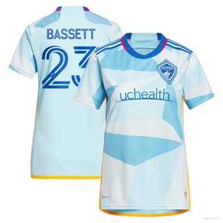 Ani 2023 MLS Bassett Colorado Rapids Jersey เสื้อยืดลําลอง แขนสั้น พลัสไซซ์ เหมาะกับการเล่นกีฬา