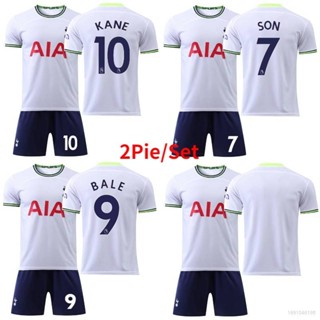 เสื้อกีฬาแขนสั้น ลายทีมชาติฟุตบอล Tottenham Hotspur 2022-2023 ชุดเหย้า 2 ชิ้น ต่อชุด