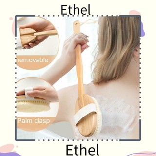 Ethel1 เครื่องขัดผิวกาย ขนแปรงธรรมชาติ ทนทาน สําหรับอาบน้ํา