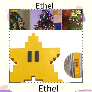 Ethel1 จี้รูปปลาดาว พิกเซล สําหรับตกแต่งบ้าน คริสต์มาส