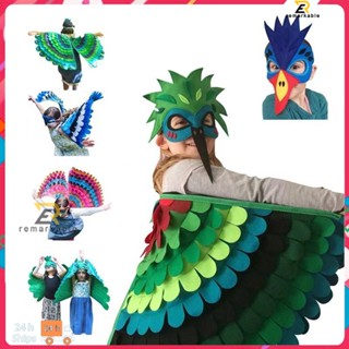 Ready stock อุปกรณ์ประกอบฉากแต่งตัวฮาโลวีนสำหรับเด็ก Animal Cloak Kids Activity Performance Tool Performance Bird Bird Cloak amazing_th