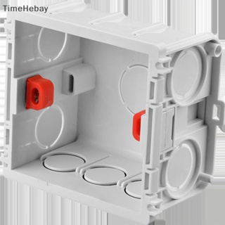 Timehebay กล่องติดตั้ง ภายใน สําหรับสวิตช์ 86 แบบ และซ็อกเก็ตสายไฟ EN