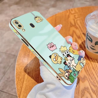 สําหรับ Samsung Galaxy A10 A20 A30 A50 A10S A20S A30S A50S A7 2018 เคสโทรศัพท์มือถือแบบนิ่ม TPU กันกระแทก ลายตุ๊กตา Baokemeng หรูหรา