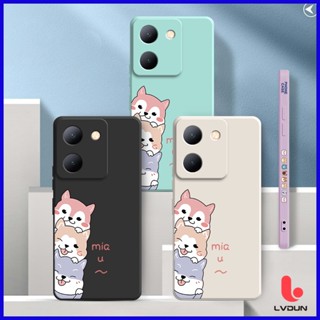 เคส Vivo Y27 5G Y36 5G Vivo Y27 5G Y36 5G Y22 Y22S Y21 Y21S Y21T Y20 Y20S Y12S ลายสุนัขน่ารัก 2B-GG