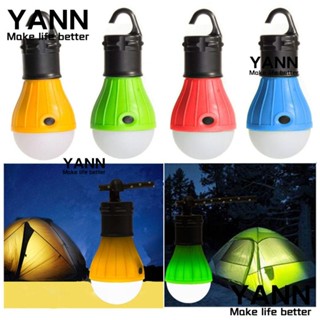 Yann1 หลอดไฟเต็นท์ ABS กันน้ํา 4 สี สําหรับตั้งแคมป์กลางแจ้ง 2 ชิ้น