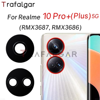 เลนส์กระจกกล้องด้านหลัง แบบเปลี่ยน สําหรับ Realme 10 Pro+ Plus 5G RMX3686 RMX3687