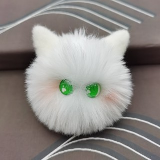 Hot Sale# hot sale spot blush cat ball plush doll pendant long hair multicolor optional package pendant clothing ornament accessories 8cc