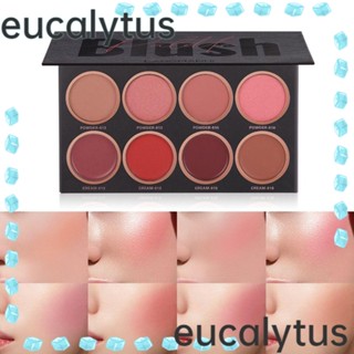 Eucalytus1 บลัชออนเนื้อแมตต์ ชิมเมอร์ กันน้ํา 8 สี พกพาง่าย สําหรับผู้หญิง