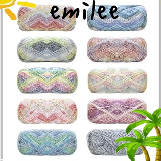 Emilee ไหมพรมผ้าฝ้าย สําหรับถักโครเชต์ ถักตะกร้า DIY