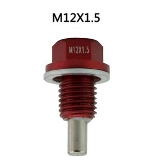 สลักเกลียวท่อระบายน้ํา อลูมิเนียมอัลลอย M12X15 สําหรับรถยนต์