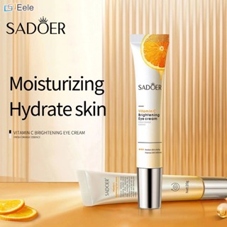 2PCS SADOER Firming Eye Cream Moisturizing Dark Circles Whitening Eye Cream Moisturizing Film Tissue Eye Skin And Eye Care ↑ปลาไหล