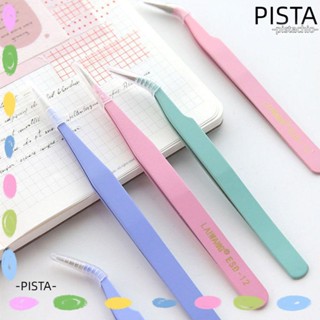 Pista แหนบสเตนเลส แบบโค้ง สําหรับต่อขนตา สมุดภาพ