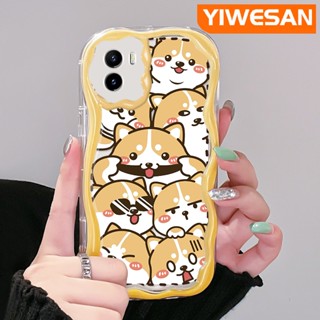 เคสโทรศัพท์มือถือ แบบใส ลายการ์ตูนสุนัขชิบะน่ารัก สําหรับ VIVO Y15s Y15a Y01 Y02s