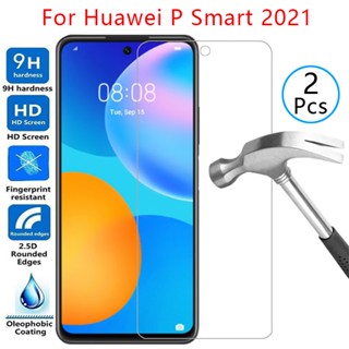 เคสกระจกนิรภัย ป้องกันหน้าจอ สําหรับ huawei p smart 2021 psmart smar smat samrt psmart2021