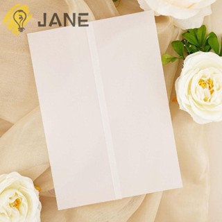 Jane กระดาษคําเชิญ กระดาษกํามะถัน การ์ดอวยพร DIY