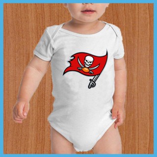 Tampa Bay Pirates NFL ชุดจั๊มสูทรอมเปอร์ แขนสั้น ครึ่งแขน ลายทีมรักบี้ ผีเสื้อ เหมาะกับฤดูร้อน สําหรับเด็ก IL6M
