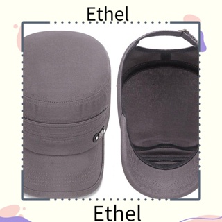 Ethel1 หมวกเบสบอลลําลอง ผ้าฝ้าย ระบายอากาศ ปรับได้ เหมาะกับฤดูใบไม้ผลิ ฤดูร้อน สําหรับผู้ชาย