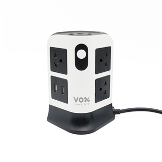 VOX ปลั๊กทาวเวอร์ 2 ชั้น รุ่น Nova Tower F5ST3-VS1-T7221