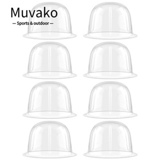 Muvako ชั้นวางหมวกเบสบอล PVC แบบใส 50-57 ซม.