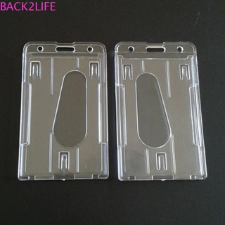 Back2life ปลอกโลหะพลาสติกแข็ง แนวตั้ง คุณภาพสูง ขนาด 10x6 ซม. สําหรับตัดบัตรเครดิต 1 ชิ้น