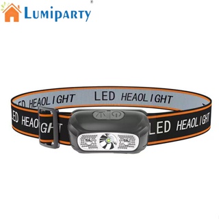 Lumiparty ไฟฉาย Led ขนาดเล็ก แบบพกพา น้ําหนักเบา ชาร์จ Usb สําหรับตกปลา