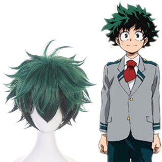 วิกผมคอสเพลย์ My Boku no Hero Academia Midoriya Izuku เหมาะกับแต่งคอสเพลย์ ปาร์ตี้ฮาโลวีน สําหรับผู้หญิง