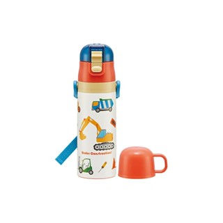 Skater stainless steel water bottle 430ml boy direct drinking cup drinking 2WAY with cup SKDC4-A