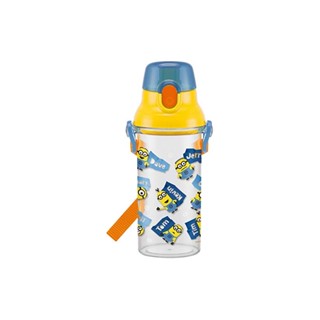 Skater Childrens Water Bottle Clear Bottle 480ml Minions Minion 18 Made in Japan PSB5TR