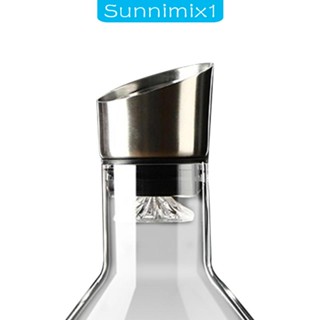 [Sunnimix1] เหยือกเหล้า สีแดง พร้อมไส้กรอง เติมอากาศ หรูหรา สําหรับเครื่องดื่ม บาร์