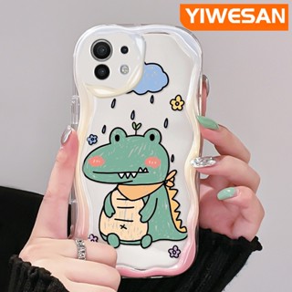 เคสโทรศัพท์มือถือ ซิลิโคนนิ่ม ใส กันกระแทก ลายการ์ตูนจระเข้น้อย สําหรับ Xiaomi 12T Pro 11 Lite 5G NE 12 Lite