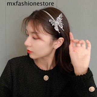 Mxfashione ที่คาดผม ประดับเพทาย กันลื่น เหมาะกับของขวัญ สําหรับเจ้าสาว ถ่ายภาพ