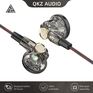 Qkz MDR หูฟังอินเอียร์ไดนามิก HIFI 3.5 มม. ตัดเสียงรบกวน พร้อมไมโครโฟน สําหรับเล่นกีฬา