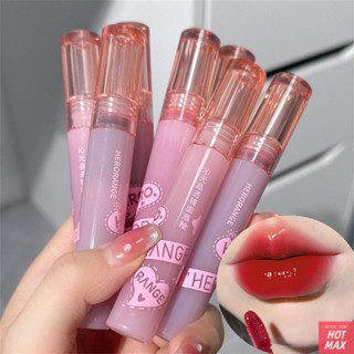 HERORANGE Water Light Lip Glaze Non-fading Non-stick Cup Moisturizing and Lasting Student Style Mirror Lip Glaze [hotmax]