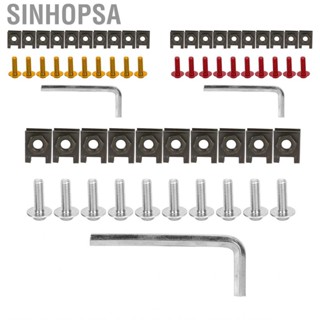 Sinhopsa Motorcycle Windscreen Fastener  Fairing Bolt Kit M6 Anodized Aluminum Replacement for Kawasaki