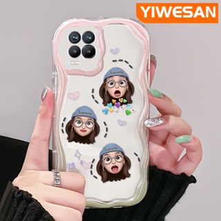 เคสโทรศัพท์มือถือแบบนิ่ม ใส ลายอีโมติคอน TikTok Girl สีสันสดใส สําหรับ Realme 8 5G 8s 5G Q3i V13 5G Narzo 30 Q3