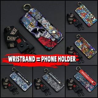 Wrist Strap protective Phone Case For Nokia C02/TA-1522 Waterproof Durable Anti-dust Dirt-resistant Fashion Design Anti-knock