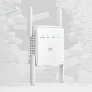 [Getdouble.th] เครื่องขยายสัญญาณ WiFi AC1200M ไร้สาย 2.4Ghz 5Ghz