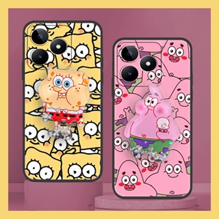 Soft Case glisten Phone Case For Realme C53/Narzo N53 Anti-dust TPU Kickstand Cartoon Fashion Design Durable Waterproof