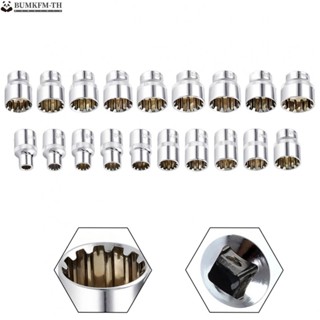 ซ็อกเก็ตเหล็กโครเมี่ยมวาเนเดียม ซ็อกเก็ตวงล้อ Torx สําหรับประแจวงล้อ