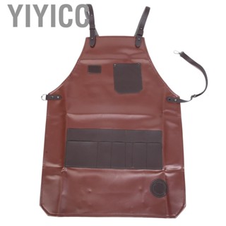 Yiyicc Multifunction Oilproof Barber Apron Bartender