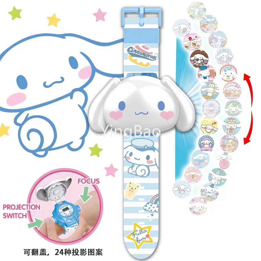 Kawaii Sanrio โมเดลฟิกเกอร์ดิจิทัล รูปการ์ตูน Cinnamoroll Kuromi Melody 3D ของเล่นสําหรับเด็ก