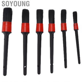 Soyoung Car Detailing Brush Long Cleaning for Wheels Engine Compartments Bicycles Exhaust Pipes Trucks