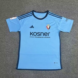 เสื้อกีฬาแขนสั้น ลายทีมชาติฟุตบอล Osasuna Away Club Jersey S-XXL 23-24 ชุดเยือน สําหรับผู้ชาย