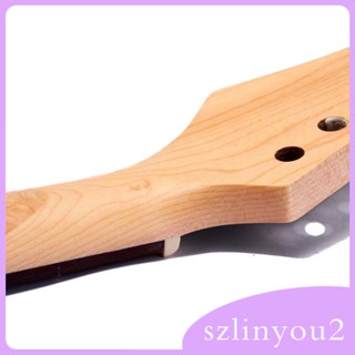 [szlinyou2] คอกีตาร์ไฟฟ้า 24 เฟรต 27.16 นิ้ว หัวสีดํา แบบเปลี่ยน DIY