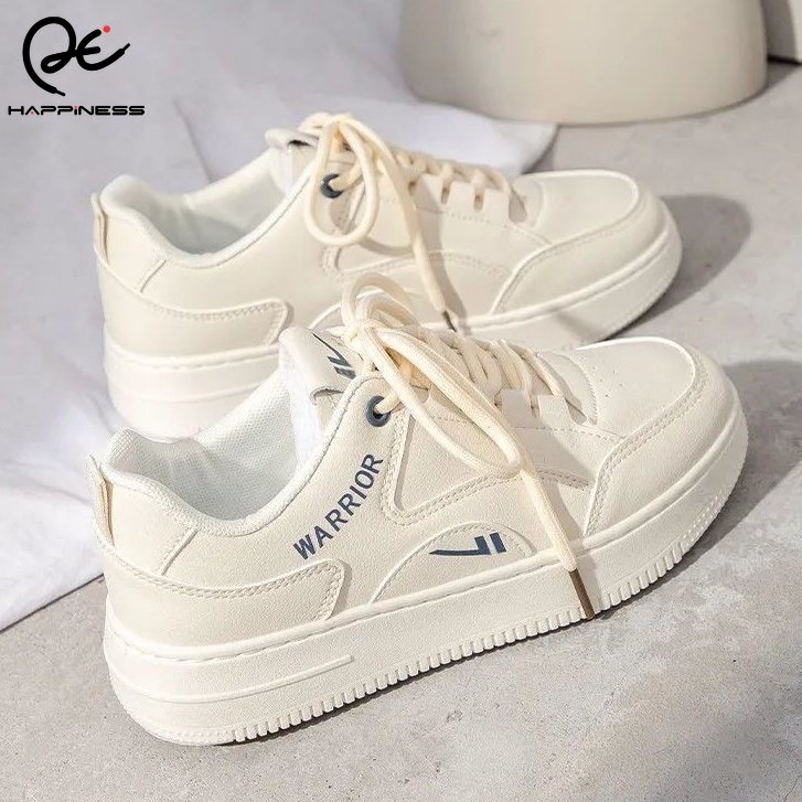 Hq349💥💥 รองเท้าผ้าใบแพลตฟอร์มลําลอง สไตล์ระเบิด สําหรับนักเรียน