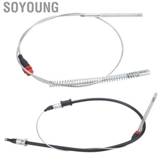 Soyoung 2Pcs Rear Parking Line Hand Brake Cable Replacement 90445985 Fit for OPEL CORSA B 1993-2002 Car